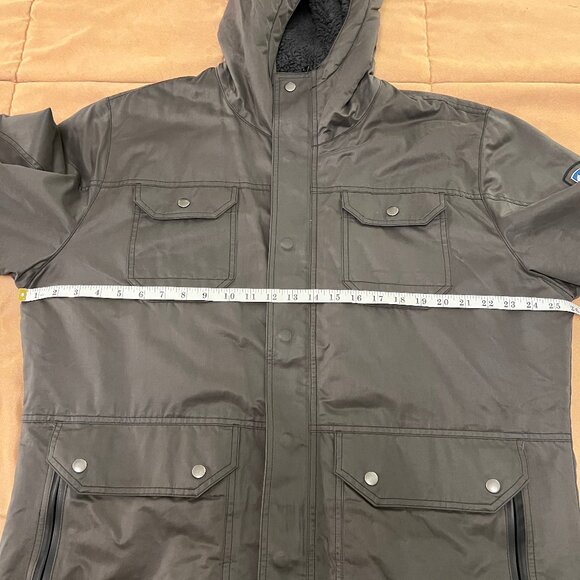 Kuhl Mens XL Metal Grey Projekt Kollusion Sherpa Lined M65 Field Coat. - Picture 9 of 11